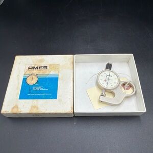 Ames Model 5165 Pocket Micro Meter Thickness Measure Gauge w/ Original Box